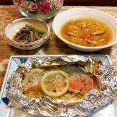 塩鮭のホイル焼きレモン風味