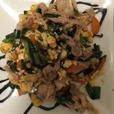 少ない材料で！こってり豚ニラ炒め