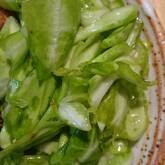 キャベツのペペロンチーノ