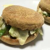 キノコたっぷり､ヘルシーハンバーガー