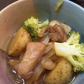 ほっくほく！甘辛新ジャガと鶏肉の煮物