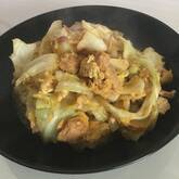 キャベツと卵の炒め物