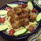 ゴボウ入りつくね揚げ