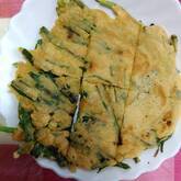 サクッと絶品！簡単ニラだけチヂミ