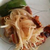 チキンソテー甘酢オニオンソース