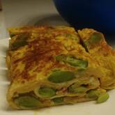 ソラ豆入り卵焼き