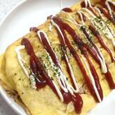 焼きそばオムレツ