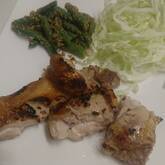 鶏もも肉のグリル焼き