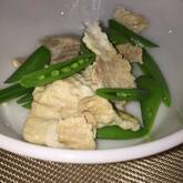 スナップエンドウの和風サラダ