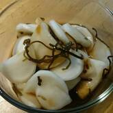 カブと塩昆布の簡単つけもの