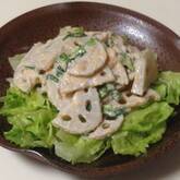 レンコンの明太子マヨ和え