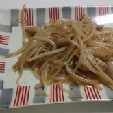 モヤシと豚のソース炒め