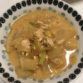 大根のみそバター炒め煮