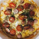 オープンオムレツ