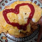 チキンライス・オムのっけ