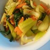 シンプル！小松菜のツナマヨ炒め 子どももペロリ