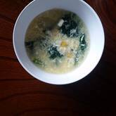 ホウレン草のかきたま汁