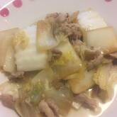 白菜と豚バラ肉の蒸し煮