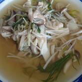 たっぷりキノコのスープ