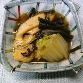 ゼンマイと揚げの煮物