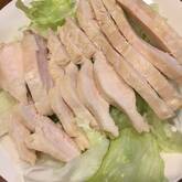 蒸し鶏・マヨソース