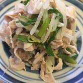 モヤシと豚しゃぶの中華和え