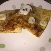 油揚げの納豆はさみ焼き