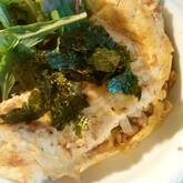 ニンニクがアクセント！納豆チーズオムレツ