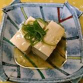 豆腐のショウガあんかけ