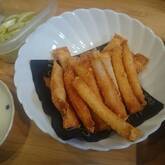 ハムとチーズの揚げワンタン