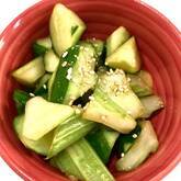 セロリとキュウリの中華サラダ