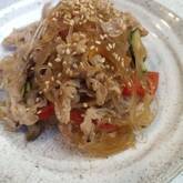 春雨と豚肉の炒め物