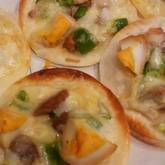 焼き鳥缶のひとくちピザ