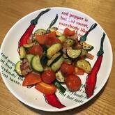 夏野菜を味わう！ズッキーニとベーコンの炒め物