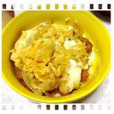 簡単リメイク！鶏唐の半熟卵とじ丼