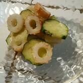 ちくわとキュウリのゴマ酢和え
