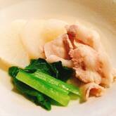 豚バラ肉と大根の塩煮