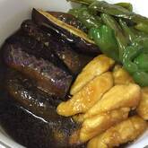 基本！茄子の揚げ浸し ピーマンも添えて