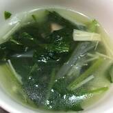 ホウレン草のスープ