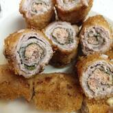 明太子巻き豚カツ