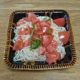 さっぱり！トマトとオリーブオイルめんつゆのそうめん