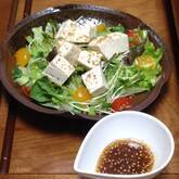 豆腐の中華サラダ