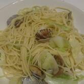 アサリとキャベツのワンポットパスタ
