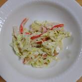 キャベツのゴママヨ和え