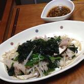 豚肉と野菜の蒸し焼き・韓国風つけダレ