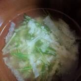 大根と小松菜のみそ汁