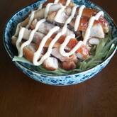 鶏の梅照り焼き丼