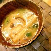 ナスと油揚げのみそ汁