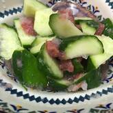 キュウリの梅おろし和え