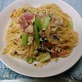 生クリームなし全卵で！ 小松菜とベーコンのカルボナーラ by 吉田 朋美さん